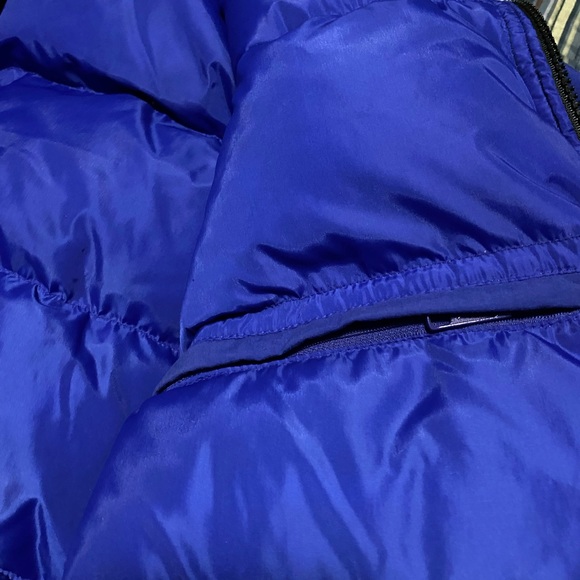 Vintage Eddie Bauer Goose Down Puffer Jacket Turquoise Mens XL - Picture 7 of 8